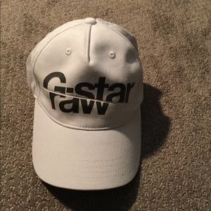 ⚡2/$15 White G STAR raw hat
